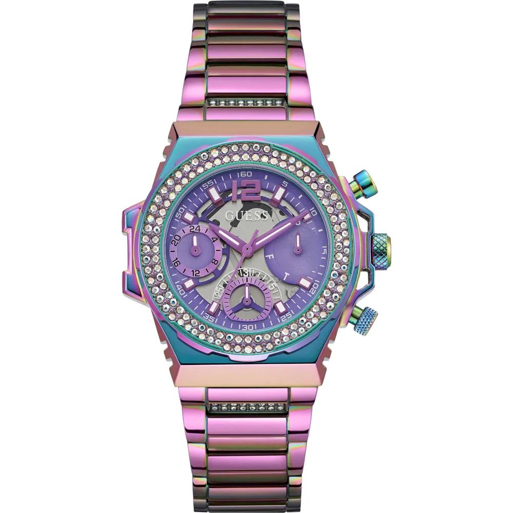 GUESS Fusion Purple Stainless Steel Ladies Quartz Watch GW0552L4 фиолетовый
