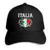 Italia Italië Italiaanse vlag Boutique Baseball Cap Unisex Print Verstelbaar Hip Hop Mode Cool Snapback Hoeden Zwart