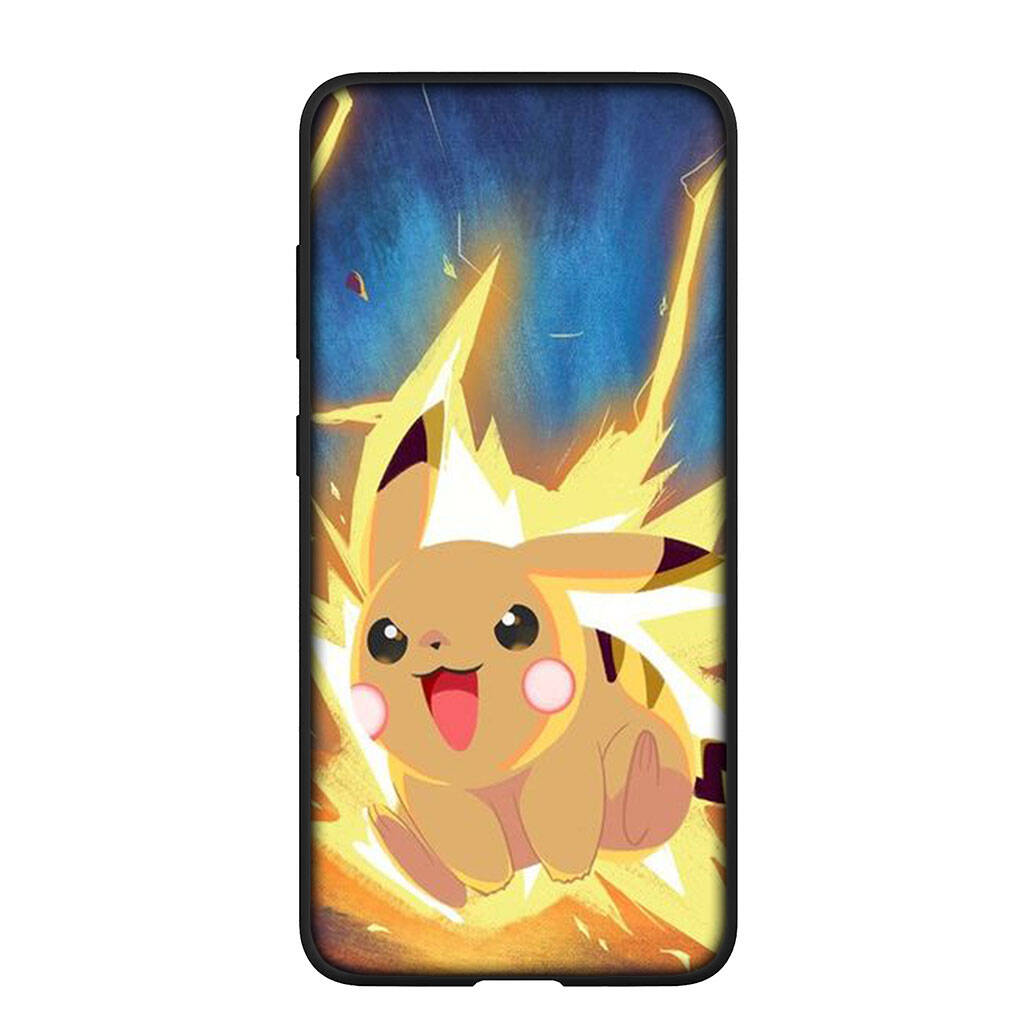 Phone Case for Samsung Galaxy S25 S23 S22 S24 Ultra FE Plus S9 A05 A06 A15 A16 A36 A37 A35 A54 A55 A56 A57 A25 A53 A17 Pikachu Pokemon GO Gengar Cover