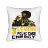Retro Afroman Lemon Pound Cake Square Pillow Case Polyester Decorative Pillow   Awesome Cushion Covers