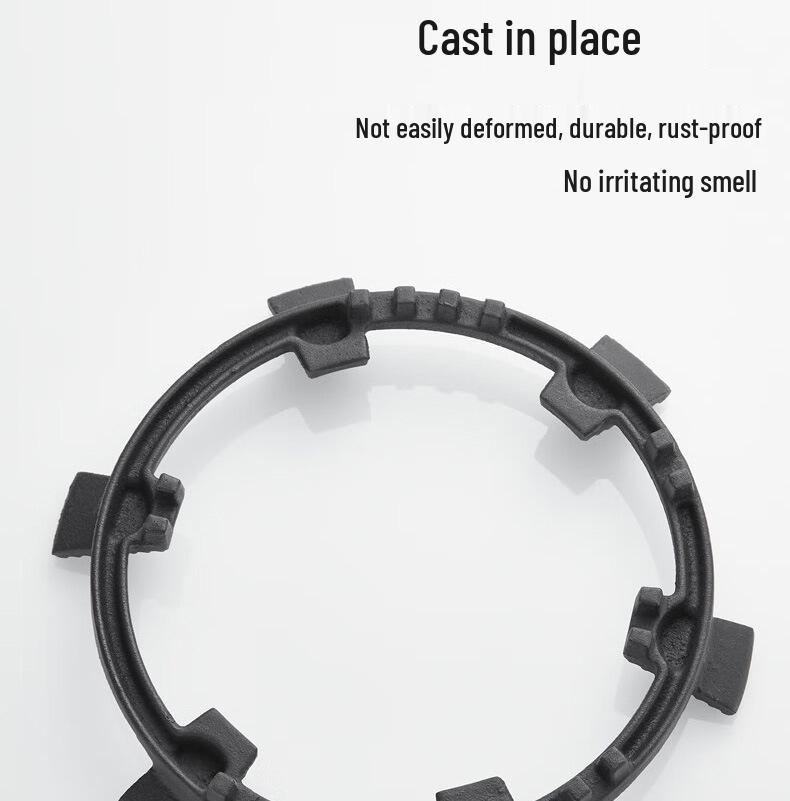 Universal Gas Stove Anti-Slip Trivet: Milk Pot and Small Pot Stand with Four or Five Prongs.