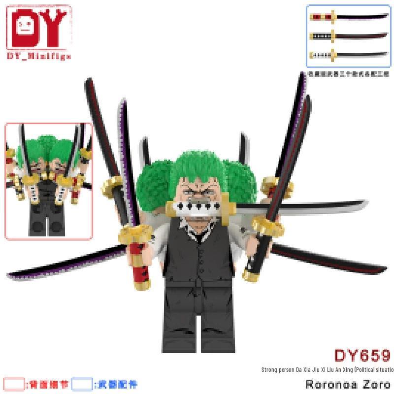 Pirate Anime Series DY601-DY661 Educational Building Block Minifigures Toy for Boys