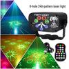 R90 Mini Laser Stage Light - UV Purple & Colorful Lighting for Disco, KTV, Christmas, Halloween Atmosphere