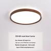 Modern Minimalist Walnut Ceiling Light - Solid Wood for Living Room, Bedroom, Dining Room, and Study