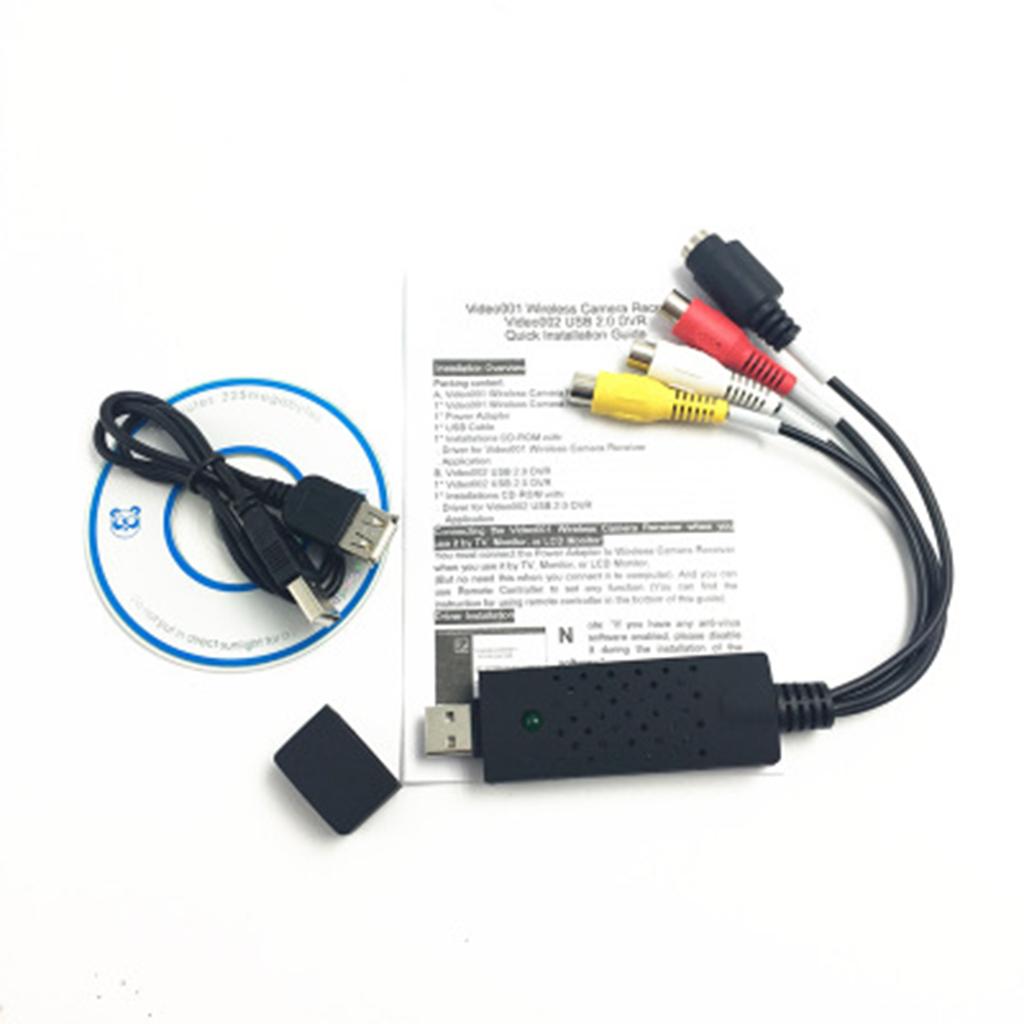 Video Capture Card Usb2.0 Usb Monitoring Capture Card 1 Channel Av Signal Data Capture Collector Support Win10 Newest