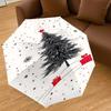 1pc Christmas tree Automatic Open/Close Umbrella Compact Folding Umbrella with 8-Rib Shaft for Women/Men, Elegant Birthday1230S