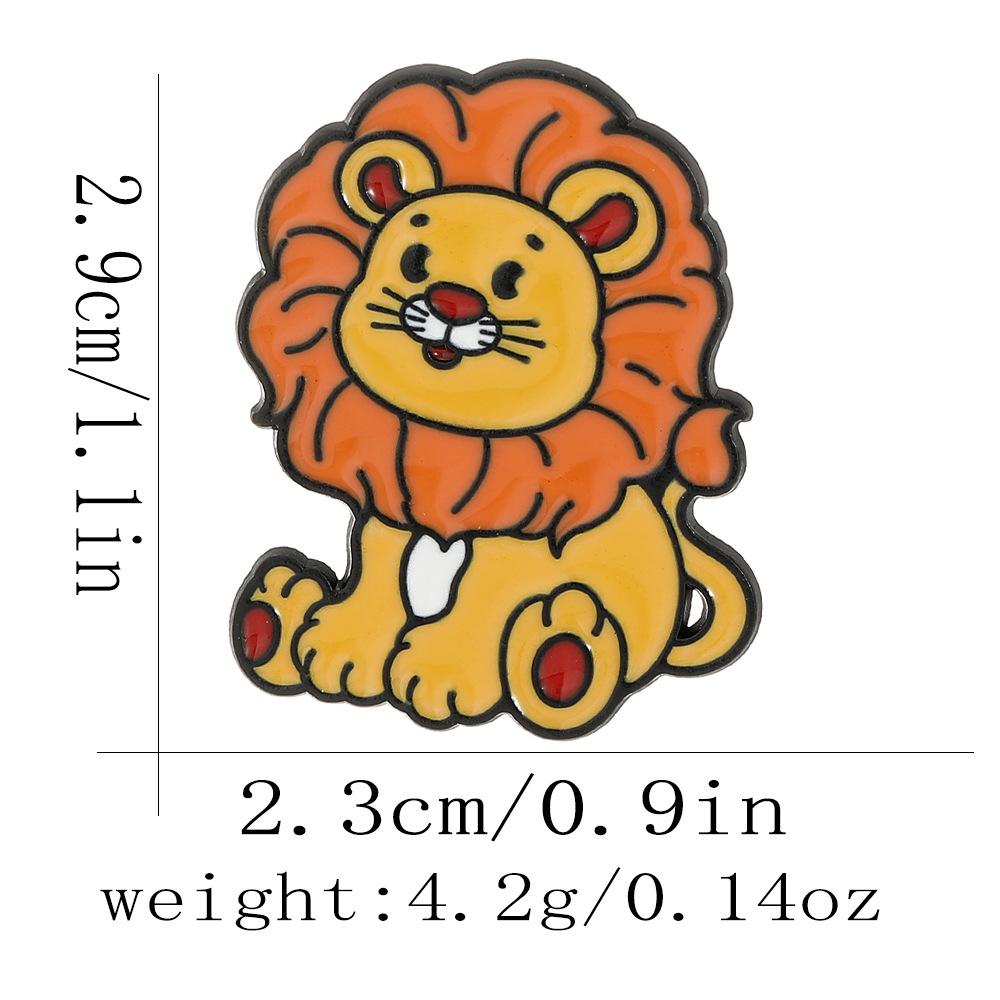 

Значки емалеві серії Orbite Animal, мультяшні значки-брошки дикі тварини, значок на рюкзак, аксесуари для одягу, значки на лацкан, подарунки для друзів