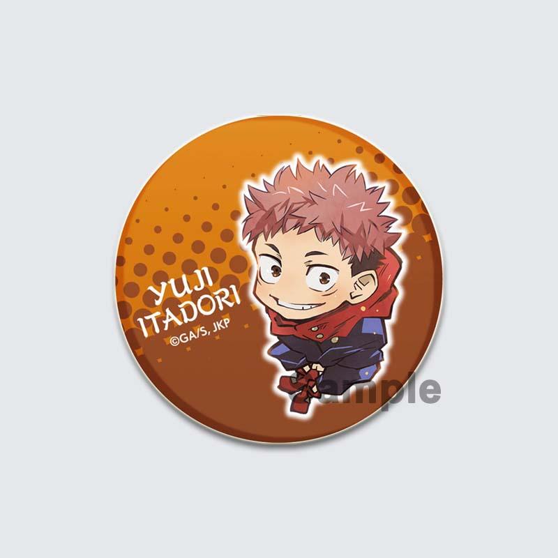 32/44/58mm Anime Jujutsu Kaisen Insigna Figura Gojo Satoru Yuji Itadori Desene animat rotund Ace lucrate manual DIY Rucsac Guler Brosa Accesorii