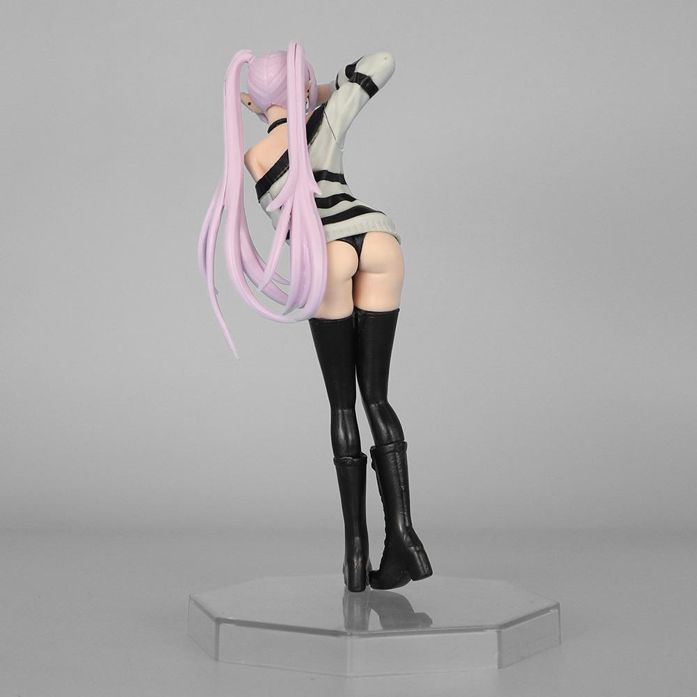 Frieren Beyond Journey’s End Anime Model Figure Sweater Cute Girl Statue Doll Standing Posture Scene Gift