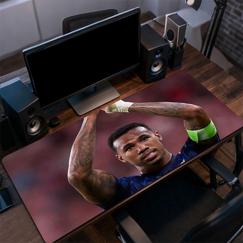 Gabriel Magalhaes Mouse Pad, Large Gaming Desk Mat, Non-slip XXL Mousepad for Laptop & Tablet, Mini PC Playmat with Stitched Edges