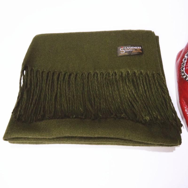 Wool Scarf for Women Autumn and Winter Warm Tassel Large Shawl Winter Scarf Solid Color Cashmere Scarf Imitation Cashmere Scarf