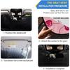 Bow Cherry Pink Windshield Sun Shade Blocks UV Rays Sun Visor Protector Sunshade Accordion Folding Sun Reflector Auto For Car Truck SUV To Keep Your