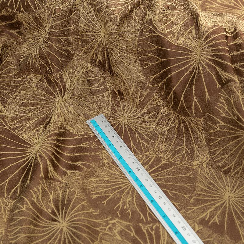 

Парчовая ткань в античном стиле с узором из листьев лотоса для самостоятельного изготовления монгольского тибетского халата в стиле Тан, дорожки для чая в стиле ханьфу 50cm