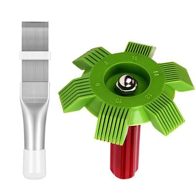 Air Conditioning Fin Comb Cleaning Tool Fin Repair Comb Car Cooling Condenser Combs Universal Folding Brush Cleaning Tool