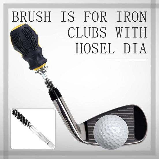 46024 Pcs Golf Clubs Head Club Brush Stainless Steel Golf Hosel Brush Cleaning Tool Golf