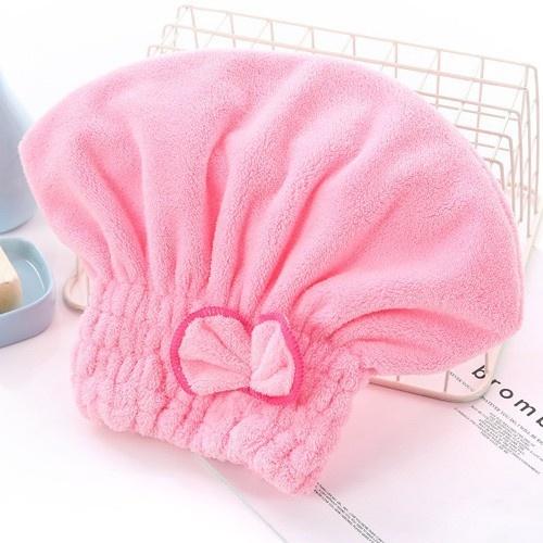 Ultra Absorbent Thiened Hair Drng Cap Women's ampoo Cap Qui Dry Bath Cap Towel Headscarf Coral Fce Home Textile