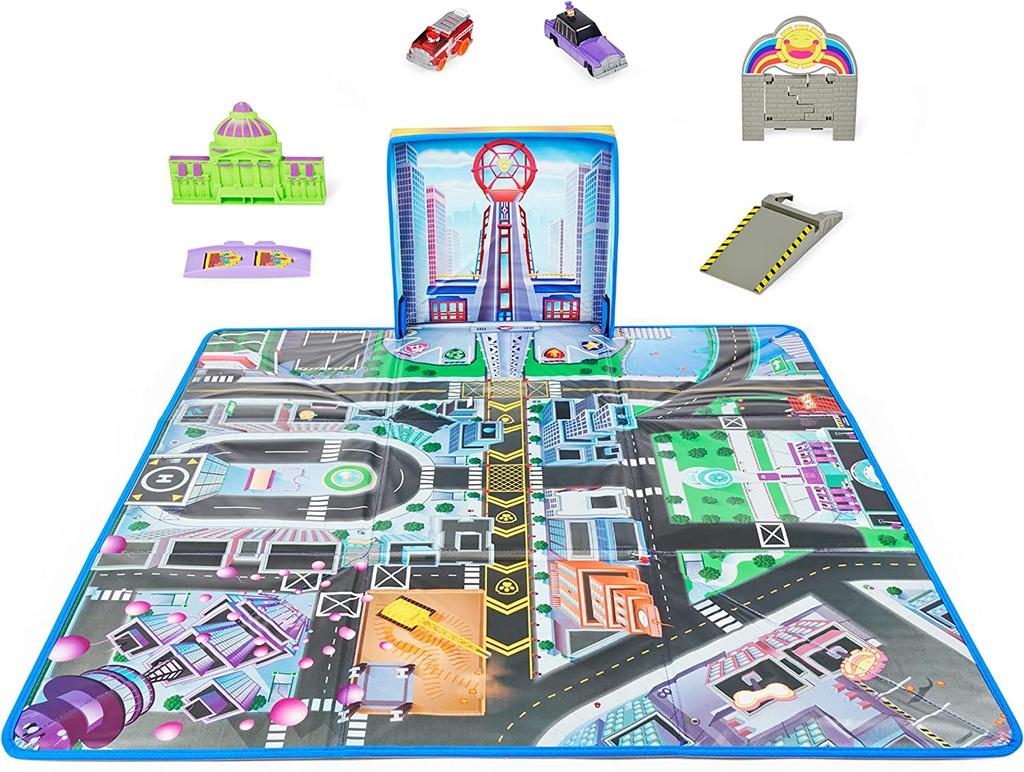 Paw Patrol True Metal Adventure City Movie Play Mat Set with 2 Exclusive Toy Cars 061190 Paw Patrol True Metal Adventure City Movie Play Mat Set with