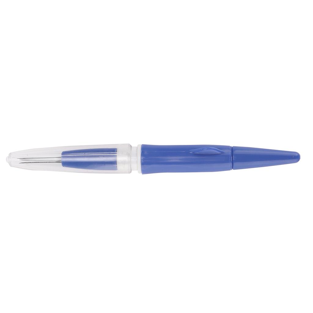3‑Needle Felting Pen Comfortable Feel Felt Poke Needle for Household Use DIY StuffBlue