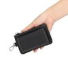 Multifunctional Key Organizer  Genuine Leather Coin Pocket Key Holder With Zipper Pocket Top Grain Trifold Key Wallet