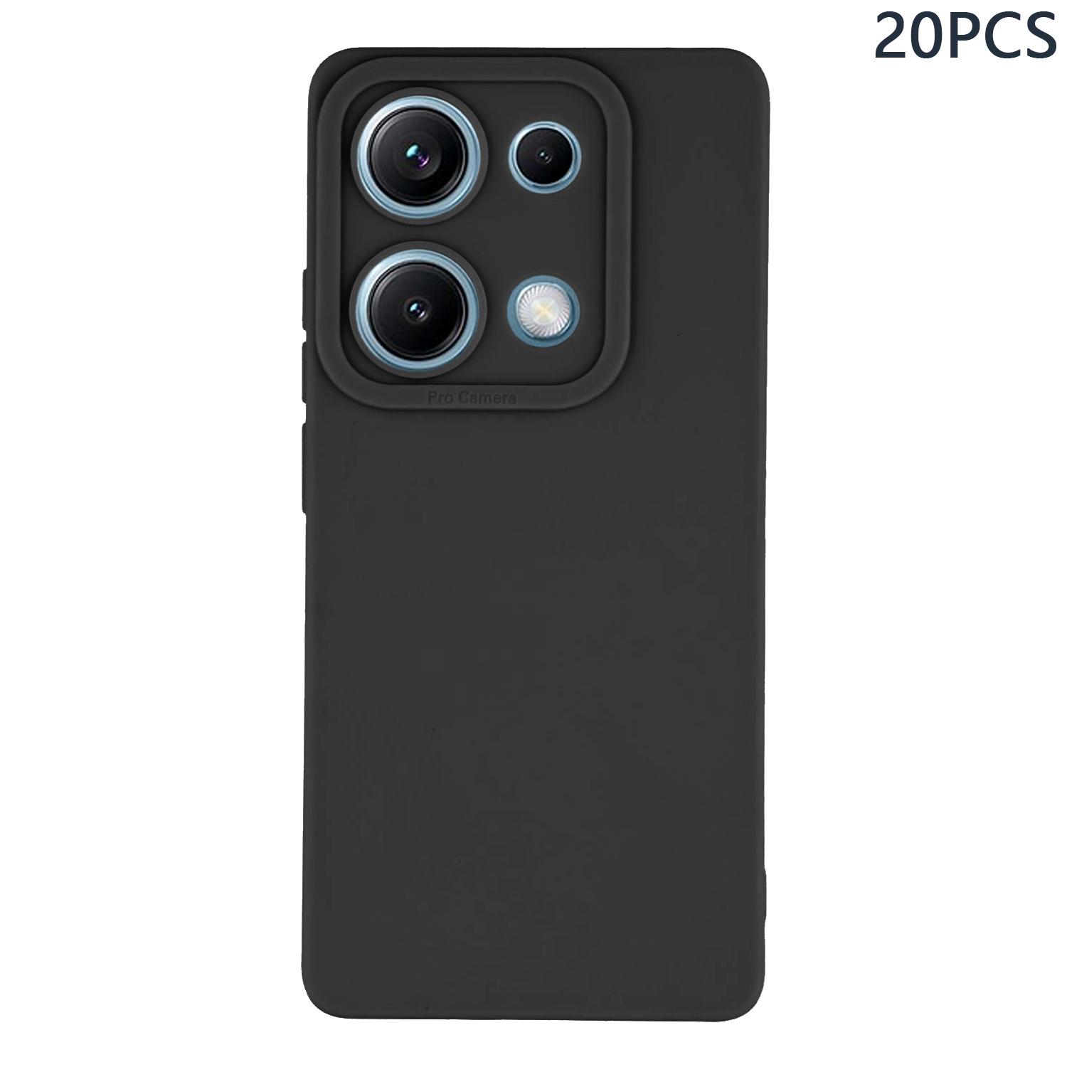 

Bulk Purchasing 20Pcs For Xiaomi Redmi Note 14S 4G Case Precise Cutouts 1.3mm TPU Matte Phone Cover Black