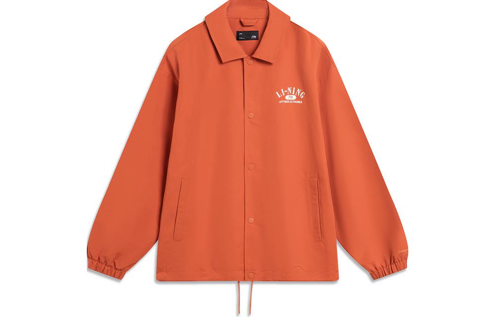 Li Ning Lotus Leaf Jackets & Coats Unisex Sunshine Dirty Orange AJDU239-5 L