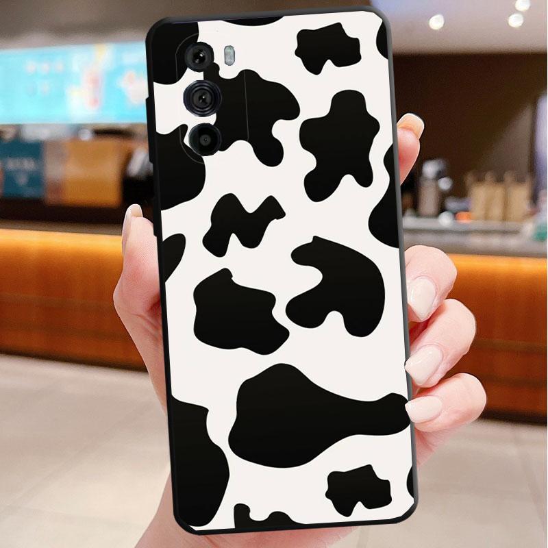

Cow Print Phone Case For Motorola Edge 60 50 40 Pro 60 50 40 30 Ultra Neo Fusion Moto G Play G Stylus G Carcasas Moto edge 60 neo