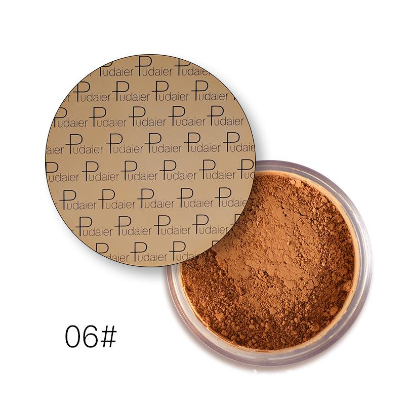 Pudaier maquillage poudre libre nacrée mate mettant en évidence la poudre correcteur fixant la poudre de miel