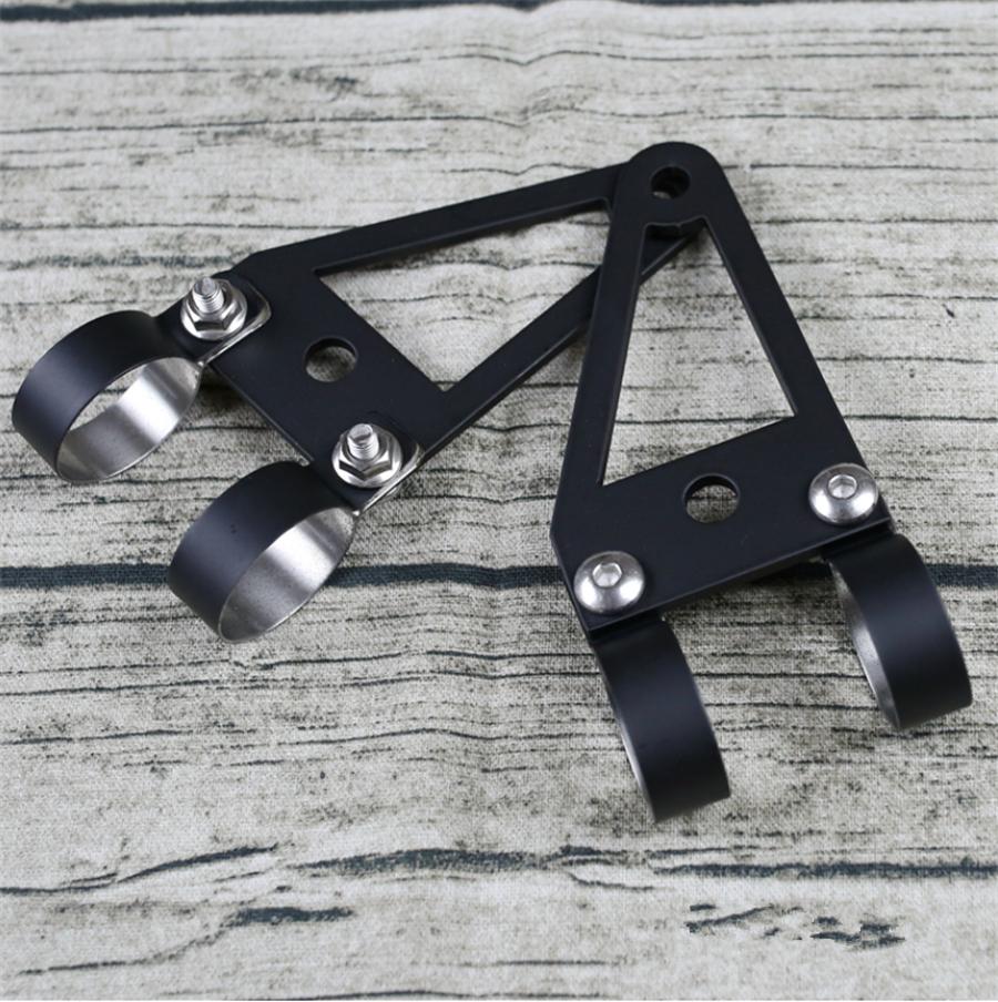 Motorcycle turn signal bracket (pair) 41mm-long matte zj001