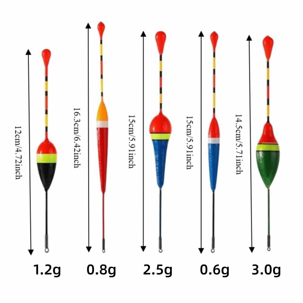 10PCS Oval-shaped Fishing Bobber Loghtweight Fishing Slip Float Durable Fishing Float  Trout Fishing