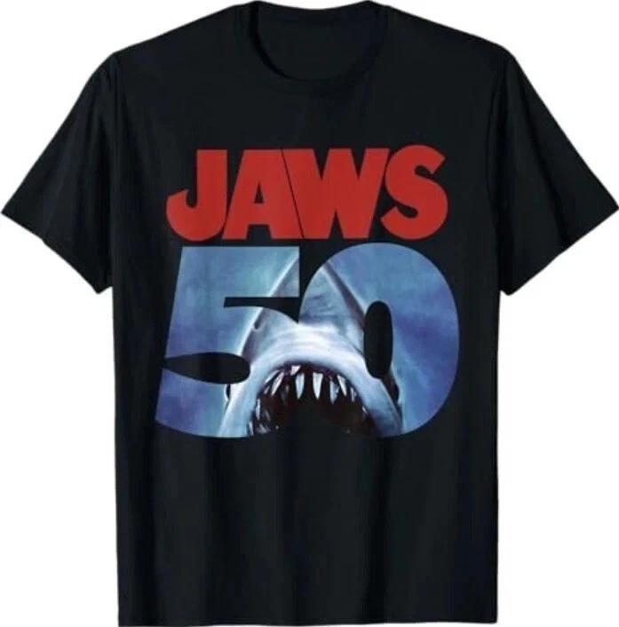 Jaws 50th Anniversary Shirt, Movie Custom Gift Logo T-shirt S