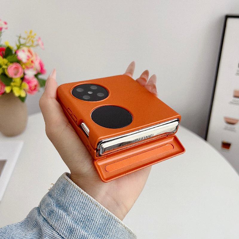 Magnetische effen kleur Huawei Pocket2 hoes - Valbestendig, Opvouwbaar, Scherm & PC Harde beschermhoes