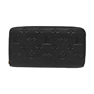 [Použité] Zippy Peněženka 'Černá Monogram Embossed Kůže Empreinte' - Velmi dobrý stav #Z3JV31