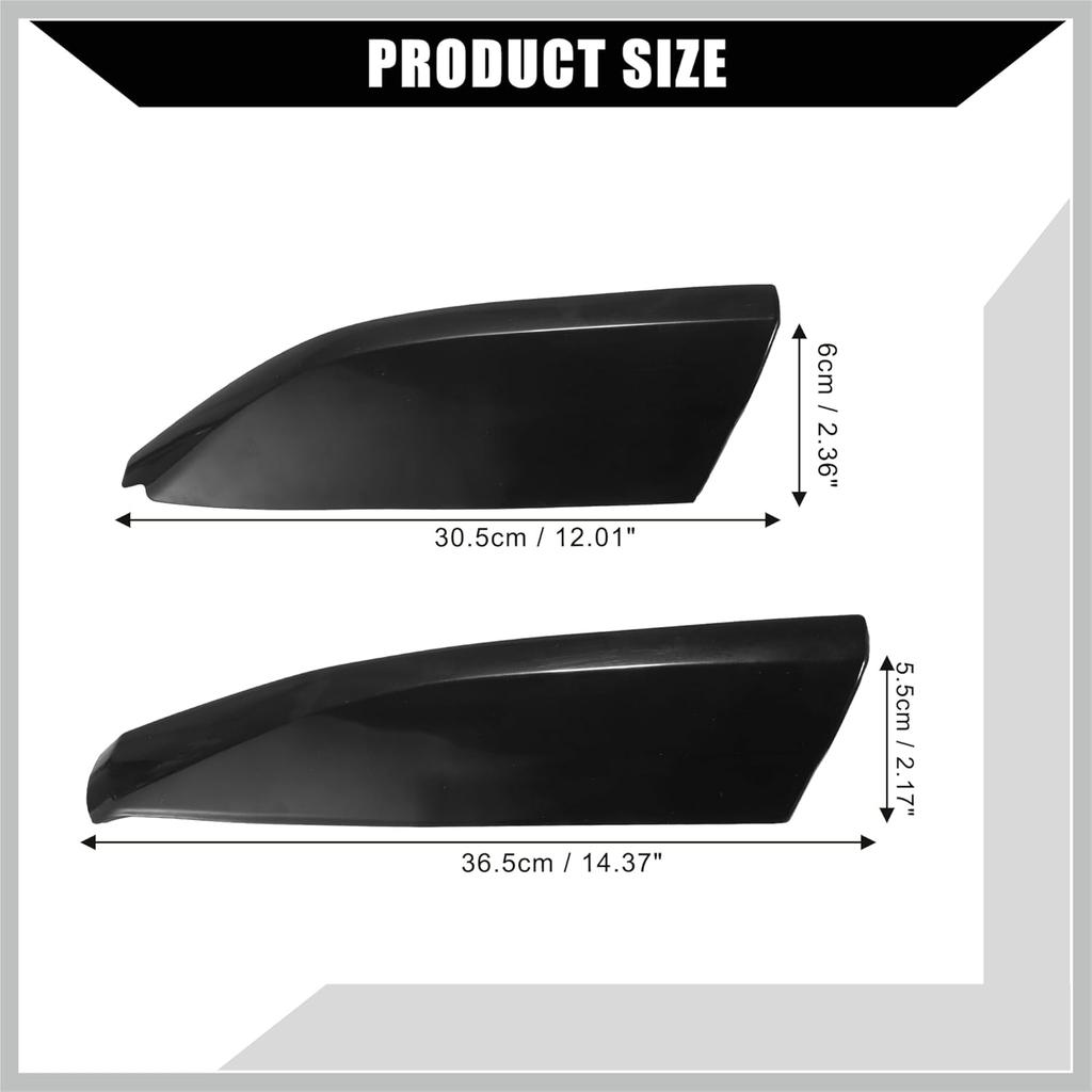 Upper/Roof Rack Rails End Cap Protection Cover Shell for Toyota Highlander 2008-2013 / Rails End Covers Shell Cap / 4 Pcs/Black Replacement Car Parts