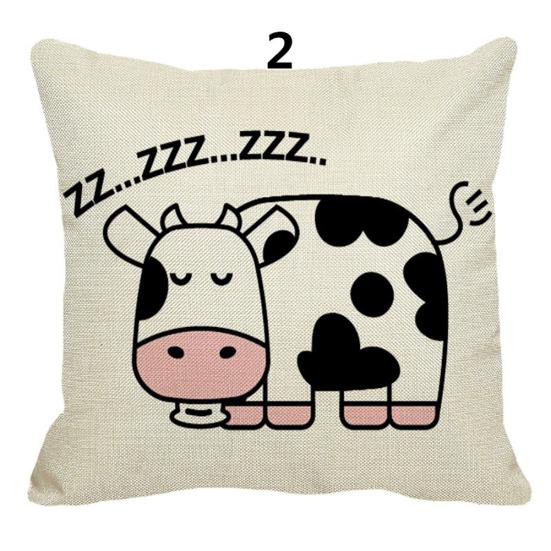 Модные домашние декоративные чехлы с рисунком коровы, наволочки для дивана, спальни, наволочки