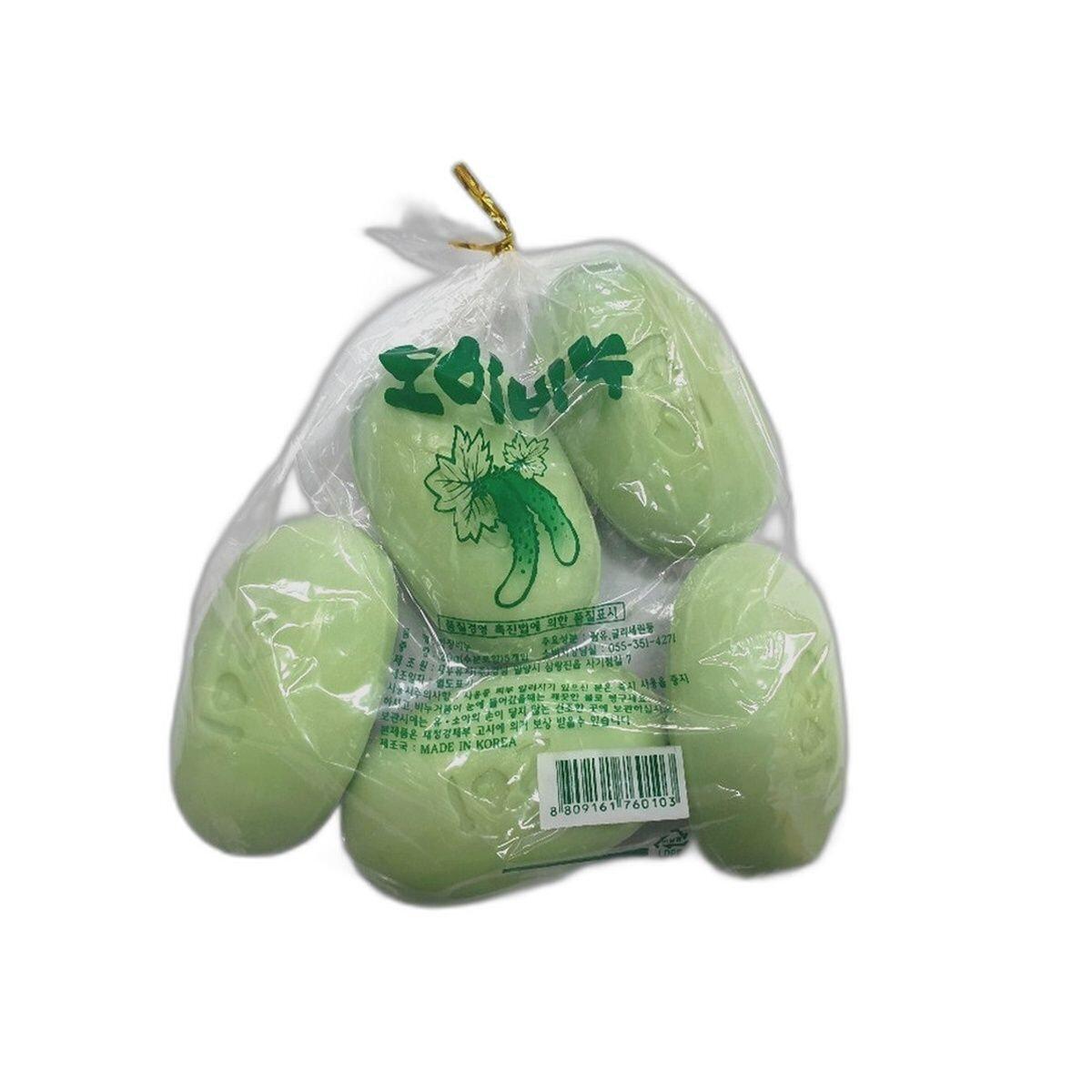 Cucumber Soap 5P Cucumber Soap Bath Soap Face Soap Practical Soap [WFJIV4V_251115]