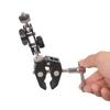 Heavy Duty Aluminum Alloy Super Clamp For Action Camera LED Light Microphone Stand And Photography Equipment