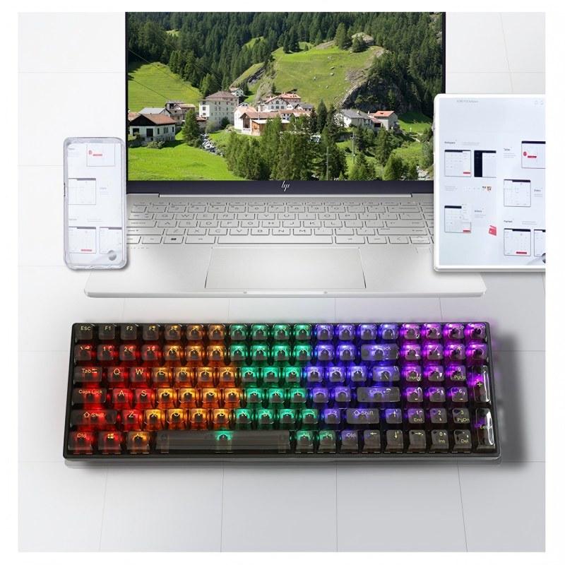 

Y-FRUITFUL K10 RGB Wired Mechanical Gaming Keyboard Type-C Wired Blue Switch