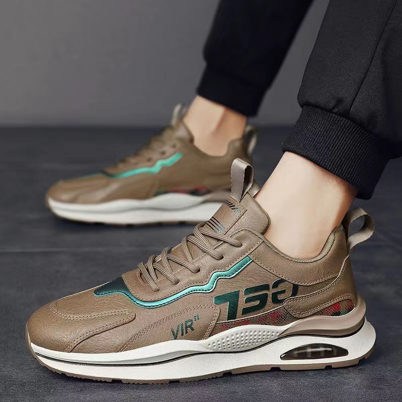 

Модные мужские кроссовки для отдыха на природе, модные мокасины, дышащие, осенние, на шнуровке, удобные, повседневные кроссовки для отдыха на природе, обувь Zapatos Hombre 43 бежевый