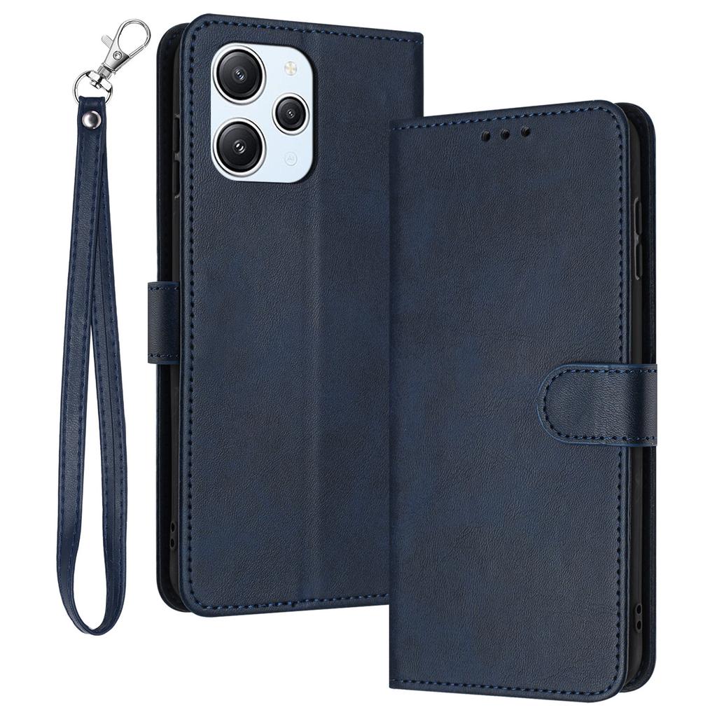 Phone Cases for Xiaomi Redmi 12 4G/5G (Global)/Note 12R 5G/Poco M6 Pro 5G Leather Wallet Stand Phone Cover