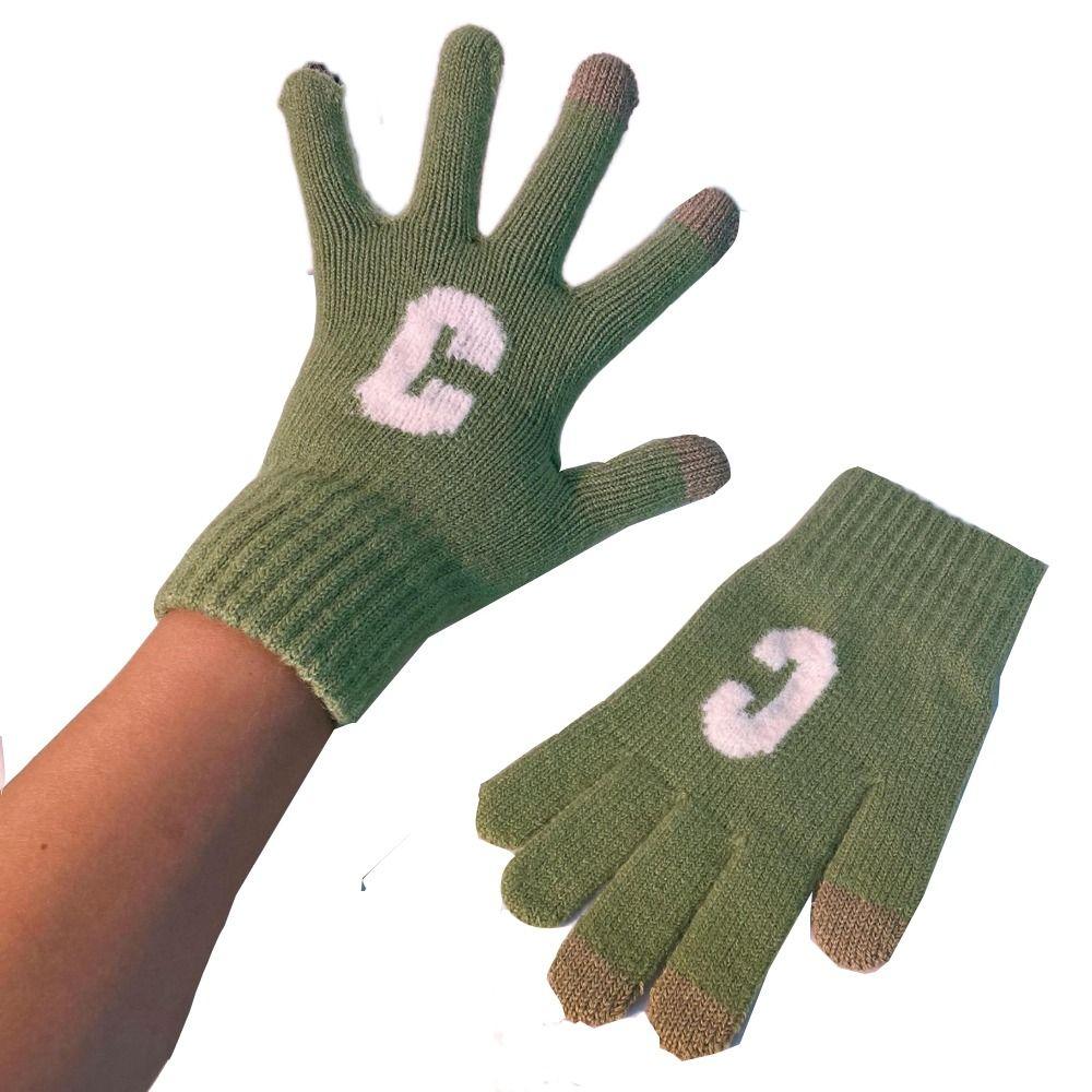 Color Cycling Mittens Outdoor Gloves  Gloves Korean Style Gloves Women Knitted Gloves