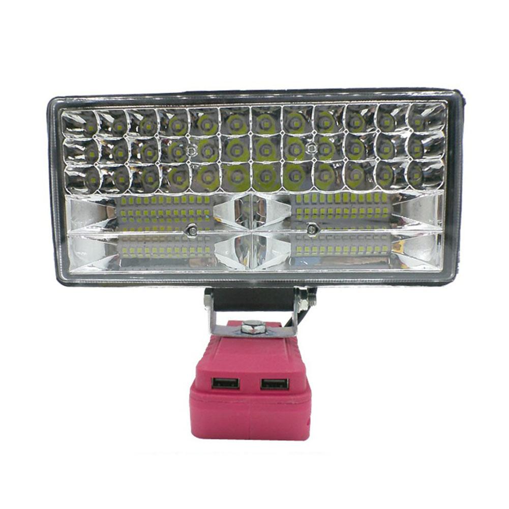 Adjustable Brightness Cordless Work Light Work Scenarios Outdoor Events Use Rotatable Light Vehicle Maintenance