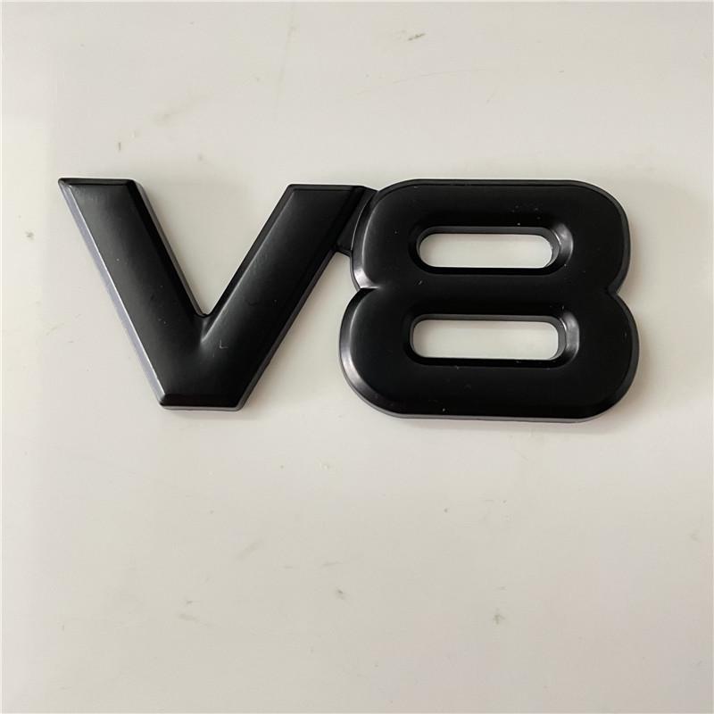 3D Металлическая эмблема Toyota V8 Наклейка на кузов автомобиля