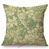 William Morris Floral Green Plant Flower Harmony Home Art Decorative Throw Pillow Case Sofa Cotton Linen Cushion Cover Case