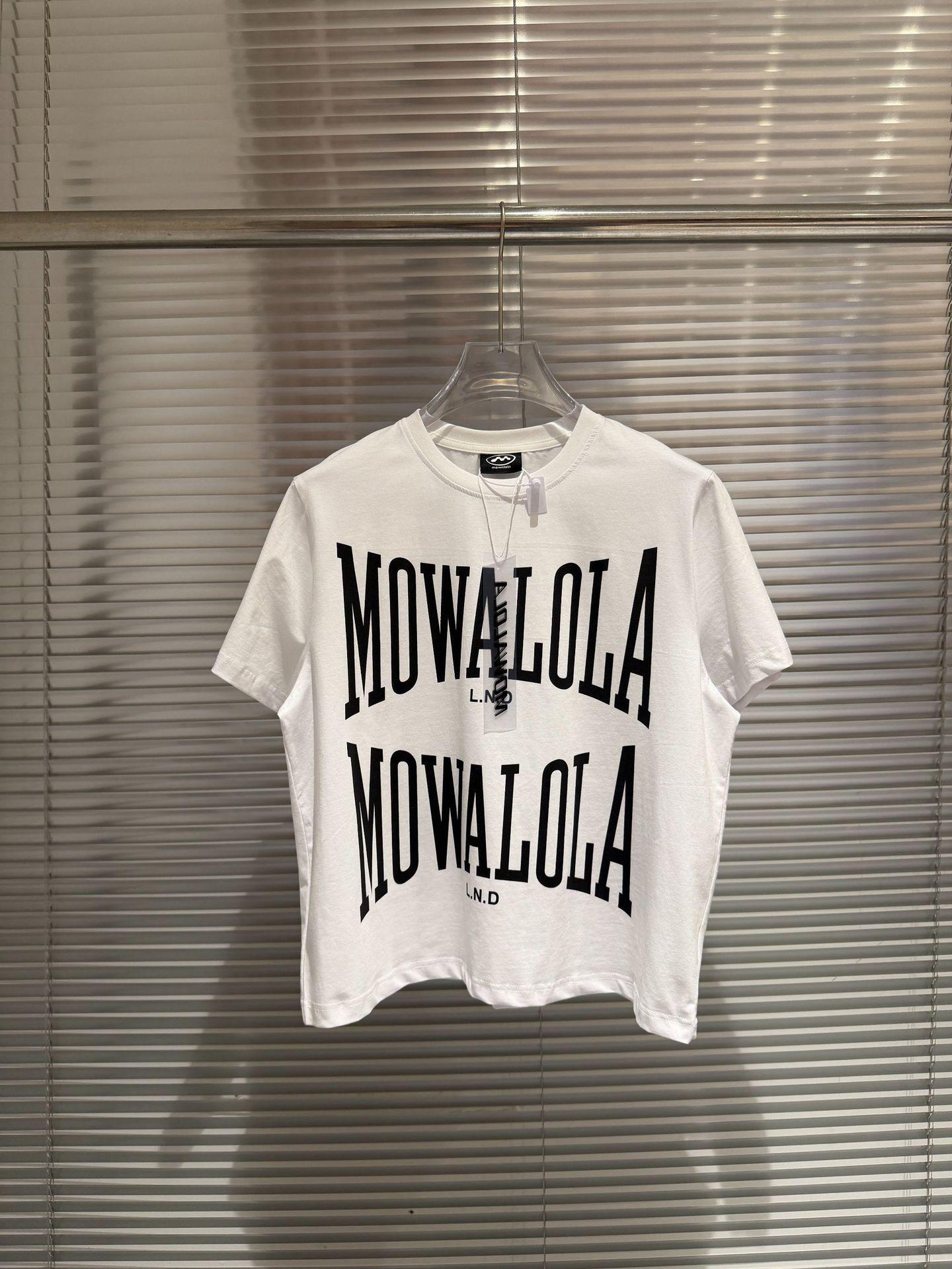 Mowalola Opium Style Black & White Silky Short Sleeve T-Shirt Medium белый