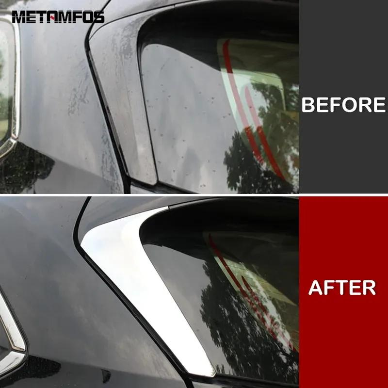 

For Toyota Highlander 2014-2018 Chrome Side Tail Wing Spoiler Molding Trim Sopiler Decorate Strip Exterior Car Accessories