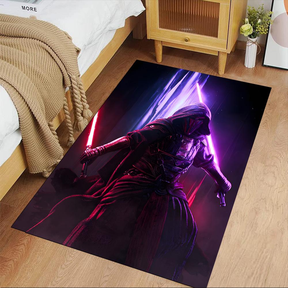Star Wars Floor Rug Office Rug Suitable for Living Rooms Balcony Hallway Study room Anti-slip Rug Anime Office Decor