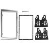 NR-2Din Car DVD Radio Fascia Frame Dashboard Panel Mount Installation Adapter Trim Kit For 308/408 Car Styling