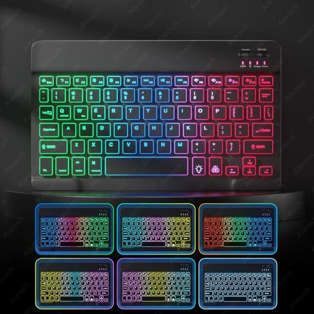 Bluetooth Keyboard Set with Mouse Backlit Keyboard for Phone Tablet