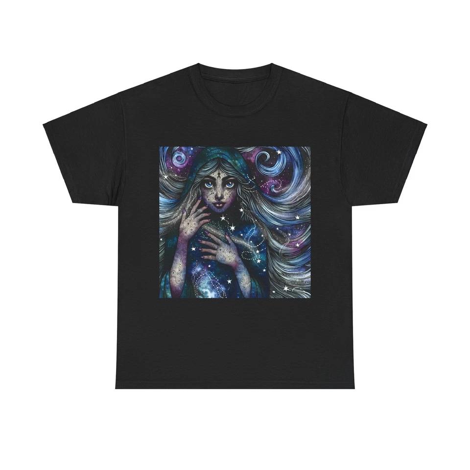 Унисекс Футболка для взрослых Небесный Ткач Снов Космическое Искусство Винтажный Стиль L