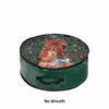 Dust-proof Christmas Wreath Storage Bag Transparent Window Christmas Wreath Container  Home